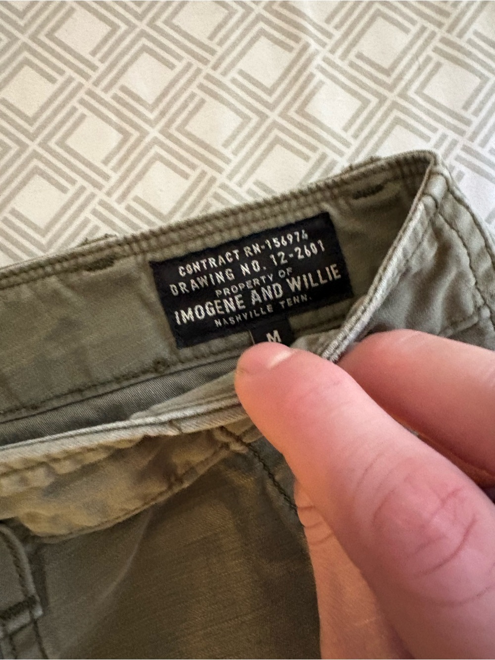 Imogene + Willie Blake Military Trousers in Olive Women’s Size M 31” Waist - Picture 4 of 14
